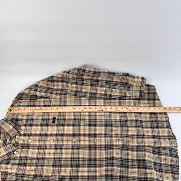 Y2K Vintage 05 Carhartt Men's Plaid Long Sleeve Button Down Shirt M S130PTN - Picture 11 of 12